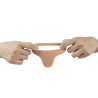 LoveToy Double gode Cockring - 14 x 2.8 cm Flesh